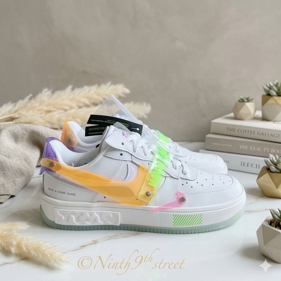 Nike Shoes - Nike Air Force 1 Fontanka Game Day Sail Green Strike Women’s 9 New